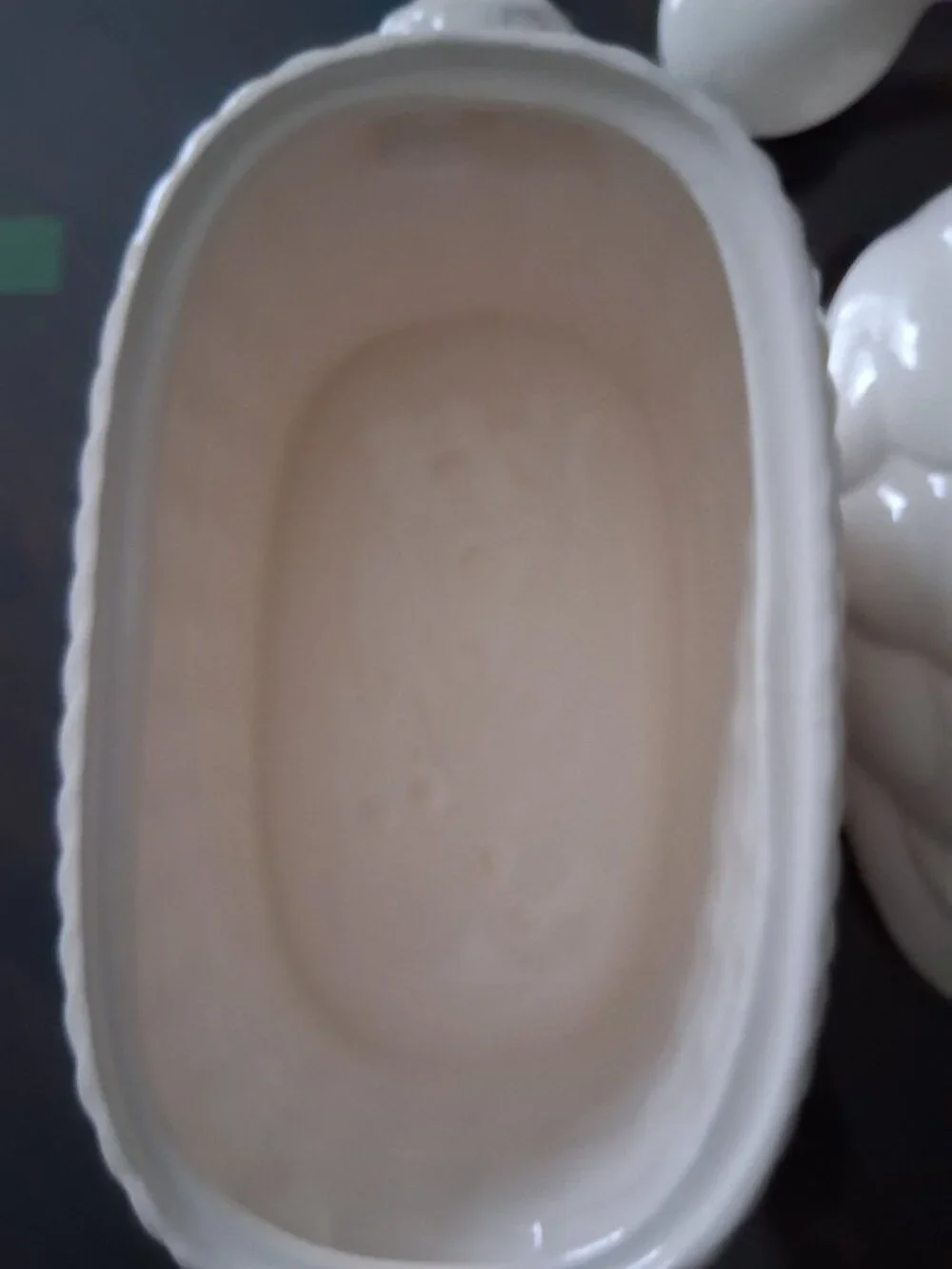 Vintage Ceramic White Duck Tureen with Ladle/ Vegetable dish